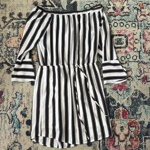 Veronica M striped dress